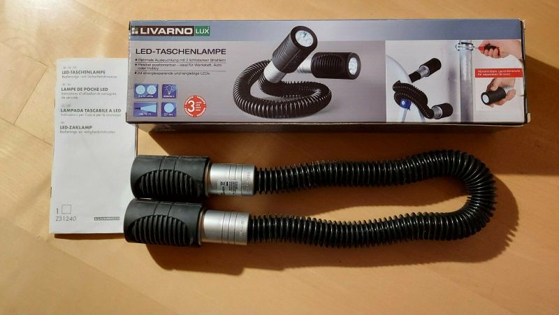 LED-Taschenlampe Livarno LUX, flexibel, 2 x 12 LED`s in Bayern - Karlskron  | eBay Kleinanzeigen ist jetzt Kleinanzeigen