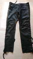 Polo Lederhose Motorradhose Nubukleder, XXL Gr. 54,schwarz Nordrhein-Westfalen - Marl Vorschau