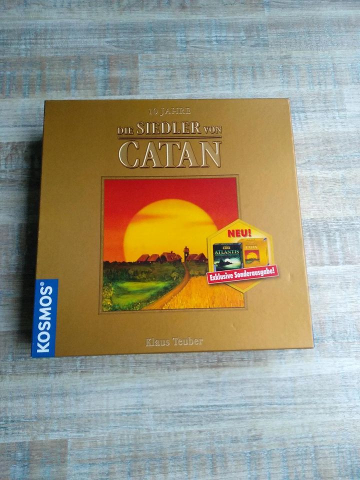 Siedler von Catan 10 Jahre Gold Edition unbenutzt in Bamberg