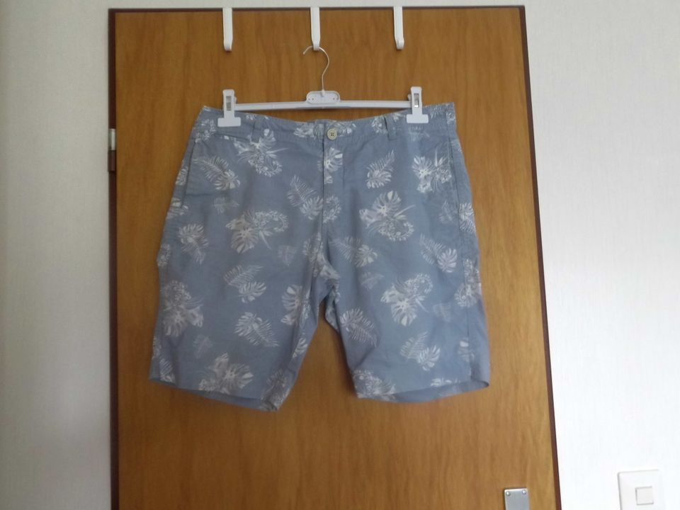 Hellblaue Shorts für Herren von Camargue aus Baumwolle in Gr. 48 in Schwülper