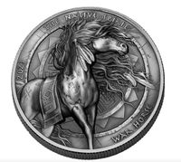 Native Spirit War Horse 5 Oz Silber Münze Lakota Nation Silber Brandenburg - Falkensee Vorschau