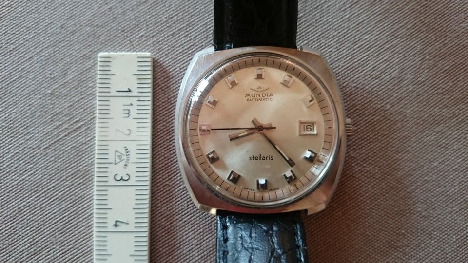 Mondia (Zenith), Stellaris, Automatic Herren-Armbanduhr um 1970 in Uelzen