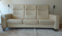 Stressless Leder Sofa Wave beige 3 Sitzer Findorff - Findorff-Bürgerweide Vorschau