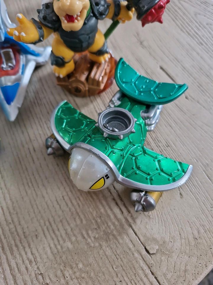 4er Set Videospiel Skylander Supercharger Bowser Flugzeug in Apolda