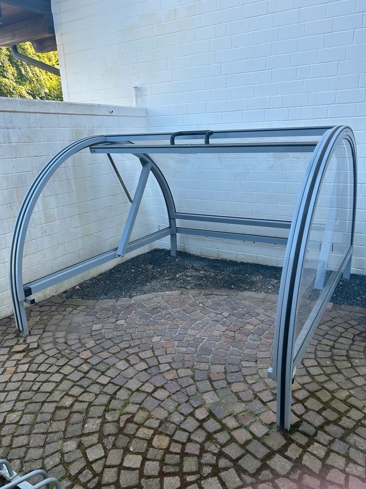 Fahrradunterstand Überdachung Fahrräder Fietsentrommel Teeken in Meerbusch