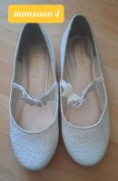 Monsoon Glitzer Ballerina Schuhe weiß Schmetterlinge gr 4 37 Sachsen - Ottendorf-Okrilla Vorschau