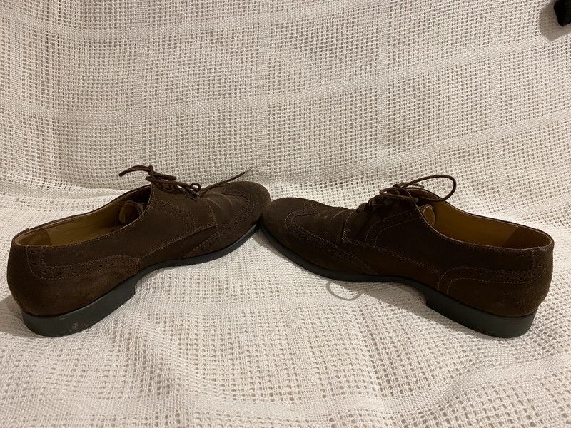 Geox Schuhe Schnürschuh Leder- braun Gr. 44 -Np € 1 in Erbach