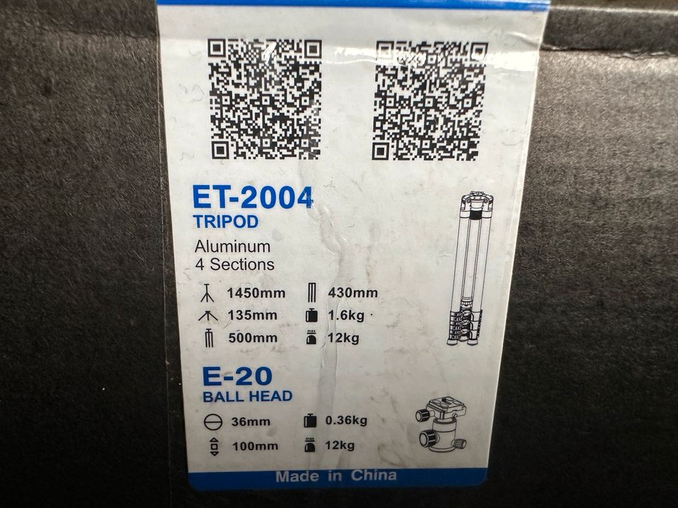 Sirui ET-2004 Traveler Dreibeinstativ + E20 Kugelkopf in Siegburg