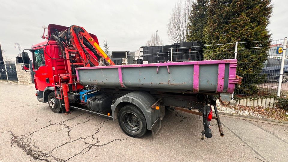 LKW MAN TGL 12.220 Kran Palfinger PK 7000, Abrollcontainer, AHK in Hagen