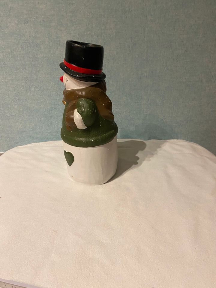 Schneemann Weihnachtsdeko Figur groß in Bad Münder am Deister