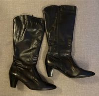 schwarze Lederstiefel von Pesaro in Gr. 41 Bonn - Beuel Vorschau