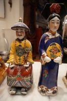 Chinesische Porzellanfiguren, Pärchen  antik handbemalt Nordrhein-Westfalen - Mönchengladbach Vorschau