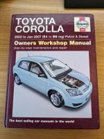 Engl. Reperaturbuch für Toyota Corolla E12 Saarland - Homburg Vorschau