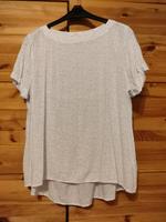 Opus viskose Bluse Shirt weiß blau s m 36 38 oversized Niedersachsen - Vechelde Vorschau