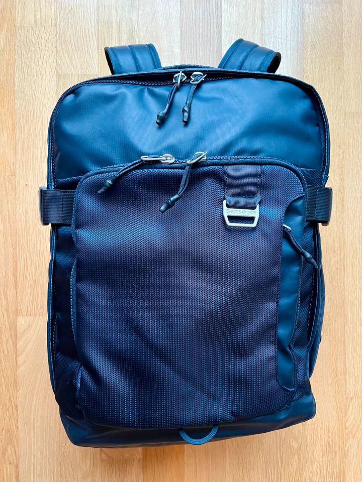 Samsonite Herren Rucksack blau Businessrucksack 29 L 45 cm hoch in Emmelshausen