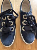Damenschuhe von Gabor Gr.7/1/2 dunkelblau Wildleder Aachen - Aachen-Mitte Vorschau