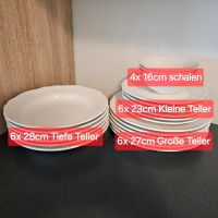 IKEA Tellerset Weiß Rund Baden-Württemberg - Rastatt Vorschau