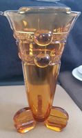 Wunderschöne alte Art Deco Vase Pressglas Farbe bernstein Bayern - Windischeschenbach Vorschau