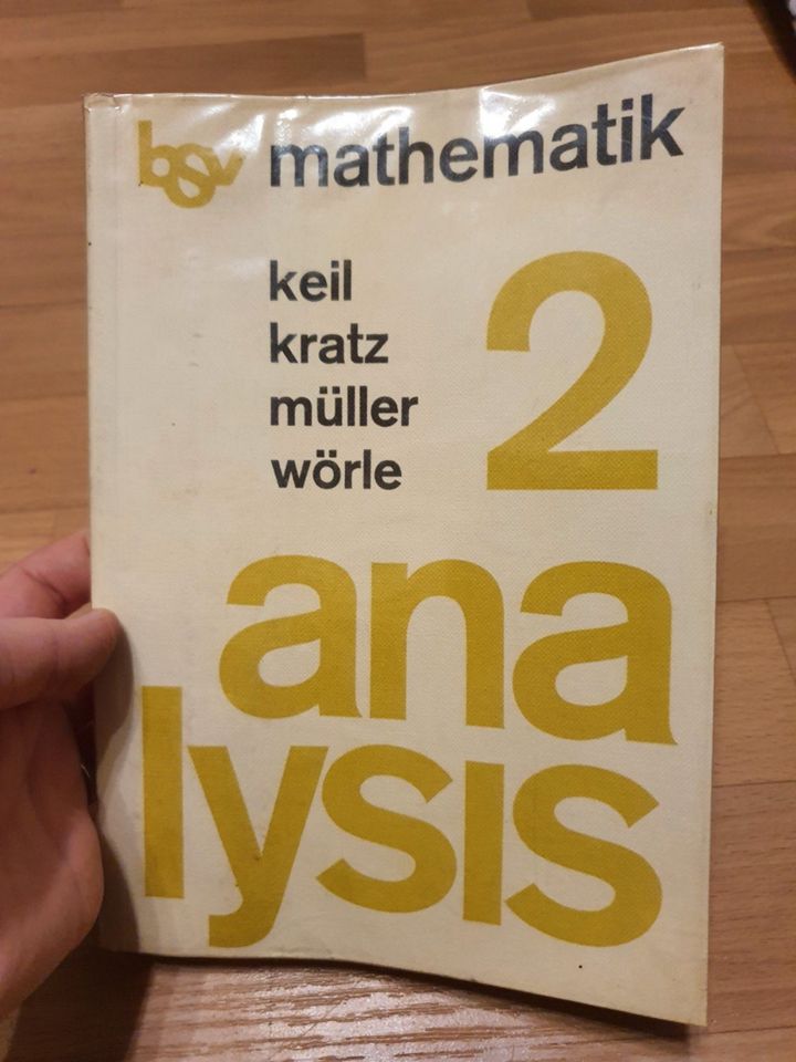 Schulbuch Analysis 2 Ein Lehr- und Arbeitsbuch Keil Kratz Müller in Halle