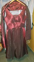 Bordeaux rot glänzend Abend- Ball-Kleid Petticoat 44 XL Stola  Ne Nordrhein-Westfalen - Bergheim Vorschau