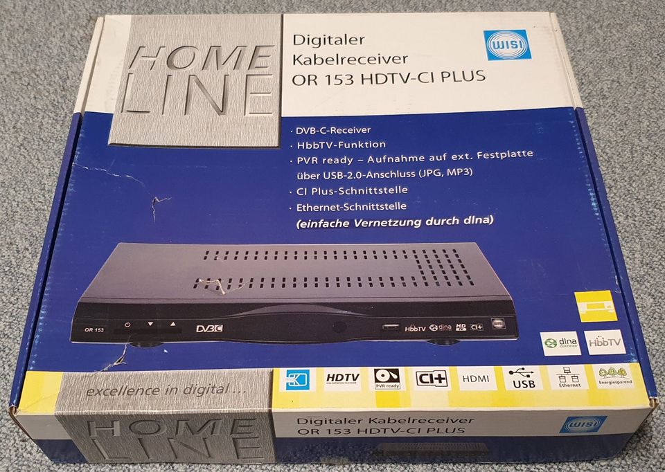 WISI OR 153 HDTV Kabelreceiver | NEU in Bayern - Bayreuth | TV Receiver  gebraucht kaufen | eBay Kleinanzeigen ist jetzt Kleinanzeigen