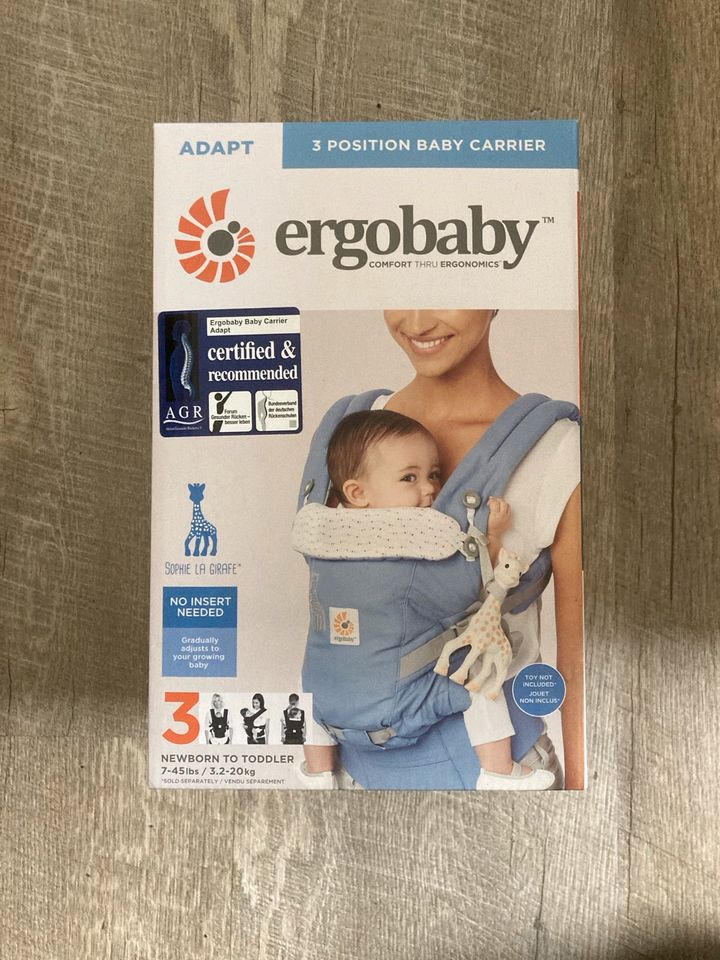 OVP: Ergobaby Babytrage Original Sophie La Giraffe in Handewitt