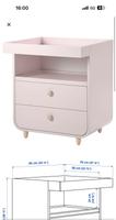 Ikea Wickelkommode Wickeltisch Myllra rosa NEU OVP Niedersachsen - Bad Bevensen Vorschau