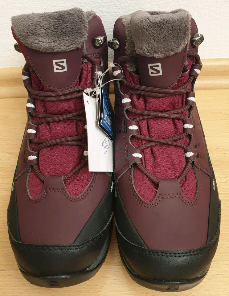 Salomon Damen Wanderschuhe in Bordeauxrot in München