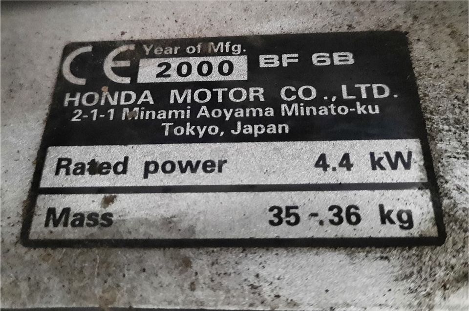 Honda Motor / Bootsmotor / Außenbordmotor in Stühlingen