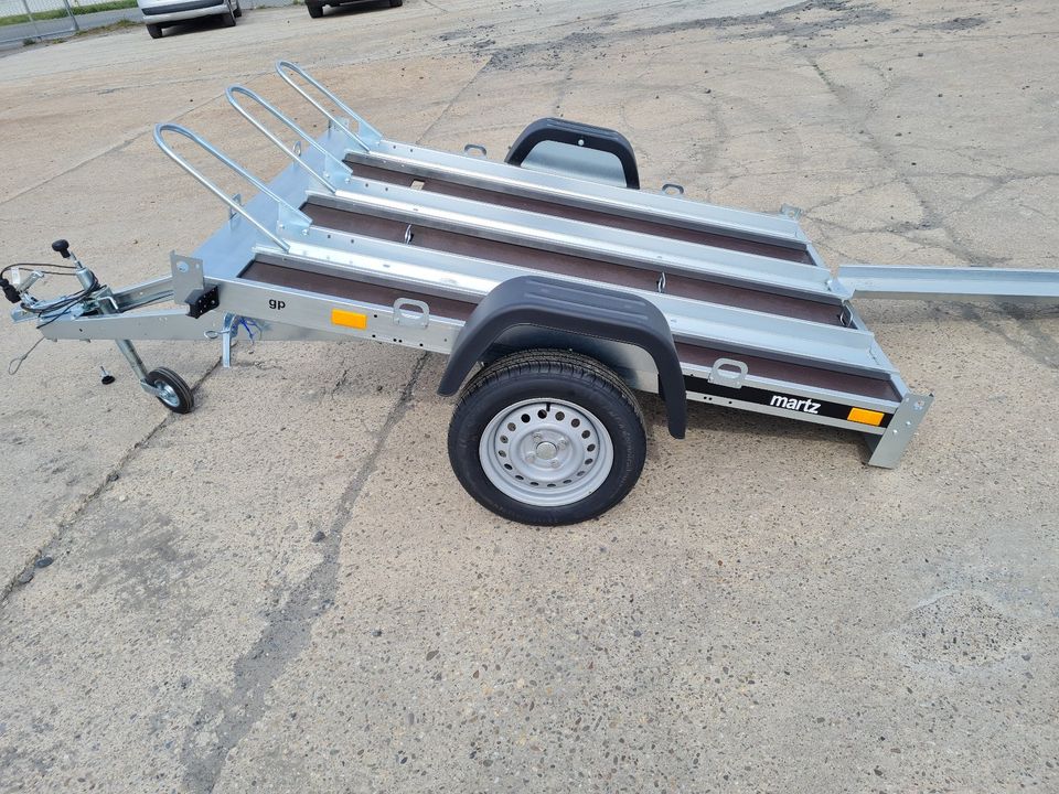 Autoanhänger Motorradanhänger 3 Motorräder kippbar 750kg⭐NEU⭐ in Hamm