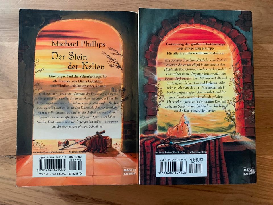 2 Bände Schottlandsaga von Michael Phillips, Bastei Lübbe in Herzogenrath