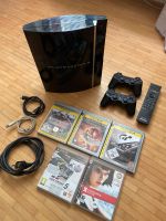 Playstation 3 PS3 80GB CECHL04 + 2 Controller + 5 Spiele Düsseldorf - Unterbach Vorschau