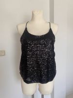 Only Damen Pailletten Top Größe 38 Schwarz Neu Nordrhein-Westfalen - Kreuztal Vorschau