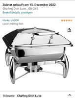 Speisenbehälter Chafing Dish Luxe GN 2/3 Lacor 5,5 L [Neu] Niedersachsen - Garbsen Vorschau