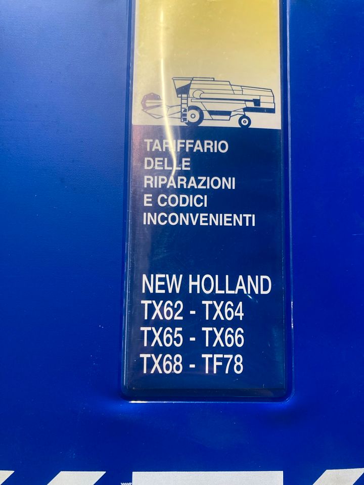 Handbücher Richtzeiten/Fehlercodes NewHolland TS, TX, TF und Ford in Wettrup