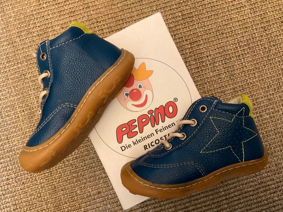 NEU! RICOSTA PEPINO SAMI enzian Kinderschuh mit Schnürung Gr. 20 in Berlin