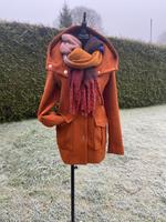 warmer Mantel in Farbe terracotta Gr. 36-38 v. C&A mit Schal Nordrhein-Westfalen - Barntrup Vorschau