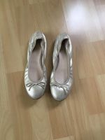 Ballerina, Navyboot, Gr. 37, gold Wandsbek - Hamburg Marienthal Vorschau