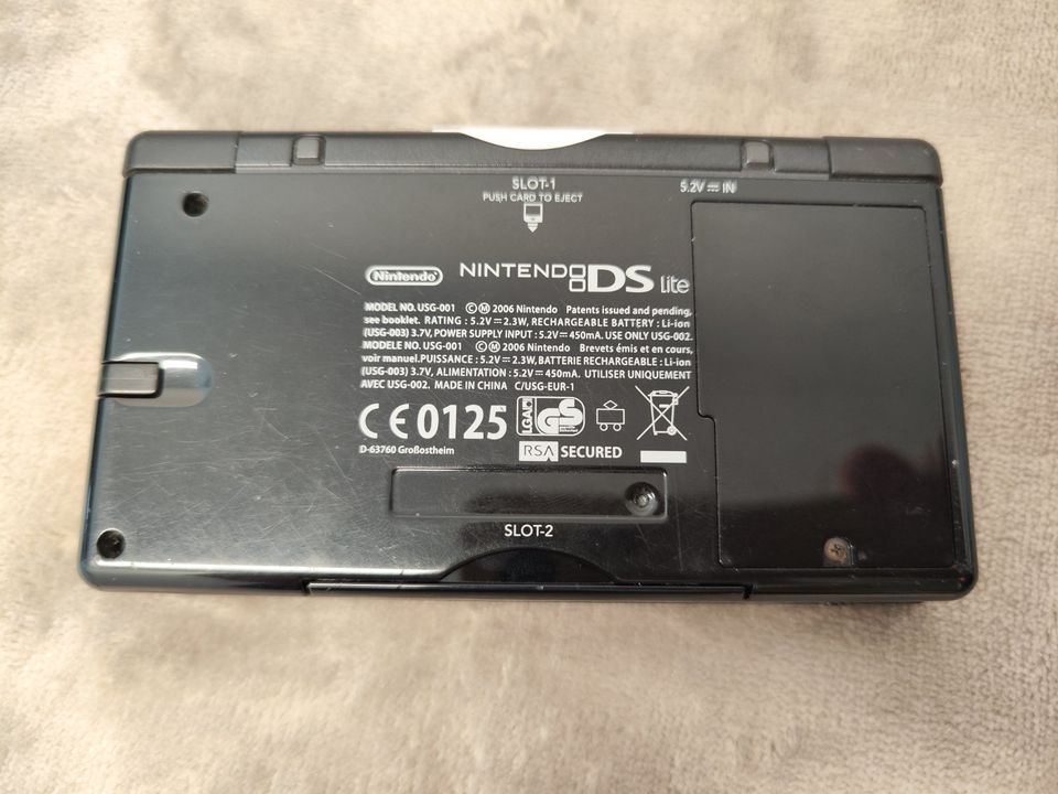 Nintendo DS Lite in Schwarz in Heilbronn