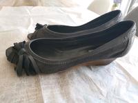 Görtz Shoes Keilsandale Pumps Sandalette Leder schwarz Größe 40 Nordrhein-Westfalen - Remscheid Vorschau