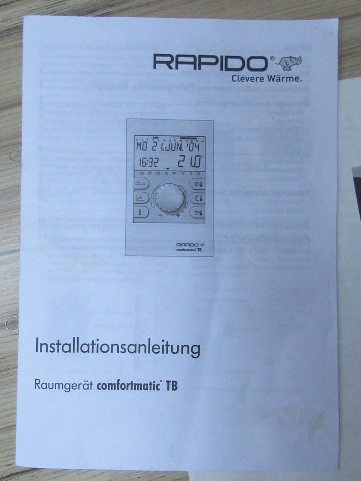 Bedienungsanleitungen Brennwertheizung Rapido Econfloor GAK120EUS in Gau-Odernheim