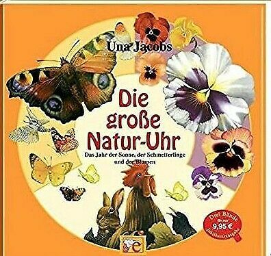 TOP☆Die Schmetterlings-, Sonnen-, Früchte & Samen-, gr. Naturuhr in Utting