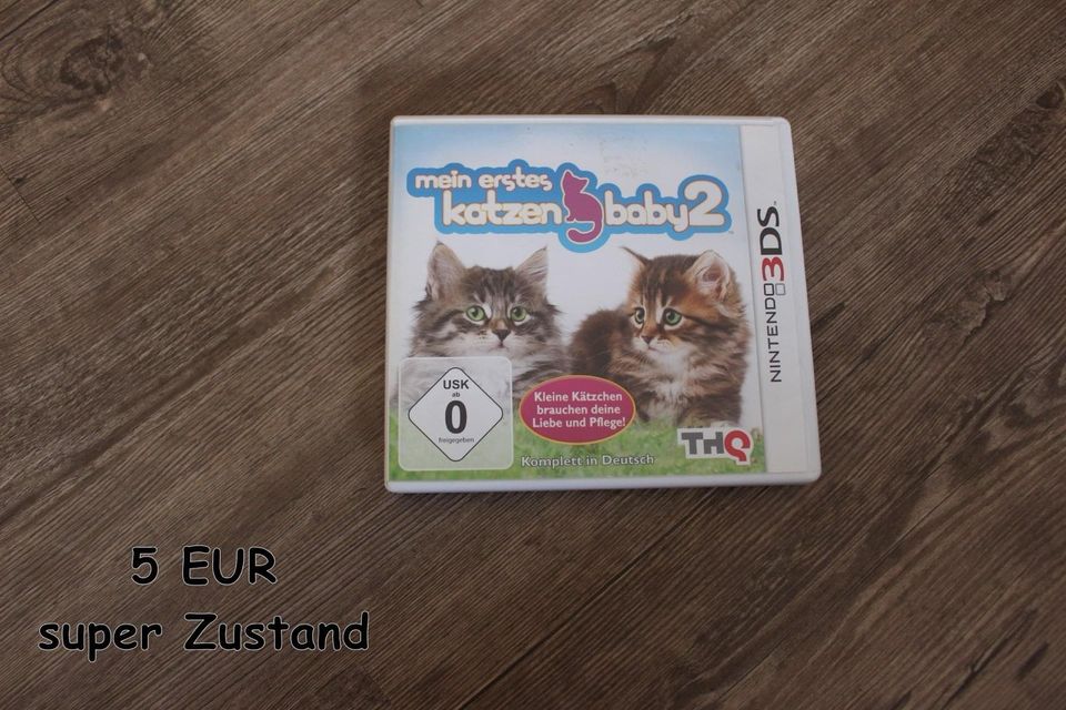 Mein erstes Katzenbaby Nintendo 3 DS Spiel in Zehdenick