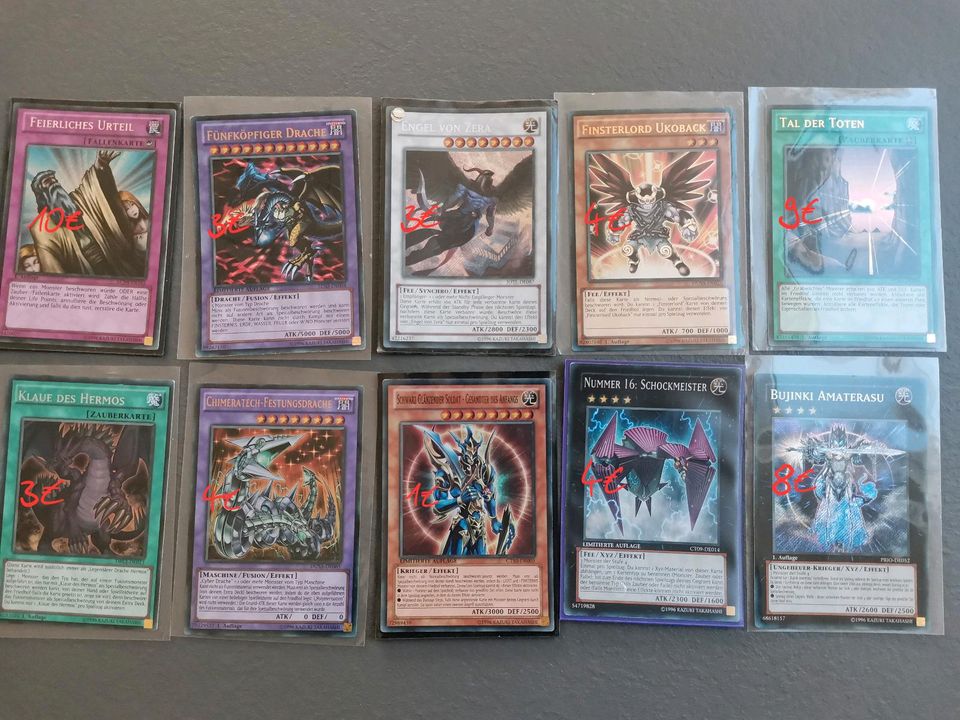 Tausche/Verkaufe Yugioh Karten (Preis ist auf den Bildern) in Wustermark