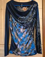 DESIGUAL Shirt langarm mit Wasserfall Ausschnitt Gr. M Berlin - Lichtenberg Vorschau