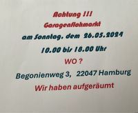 Garagenflohmarkt - Sonntag, 26.05.2024 Hamburg - Wandsbek Vorschau
