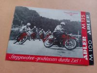 Prospekt Adler Motorrad M 100 M 125 Baden-Württemberg - Weinheim Vorschau