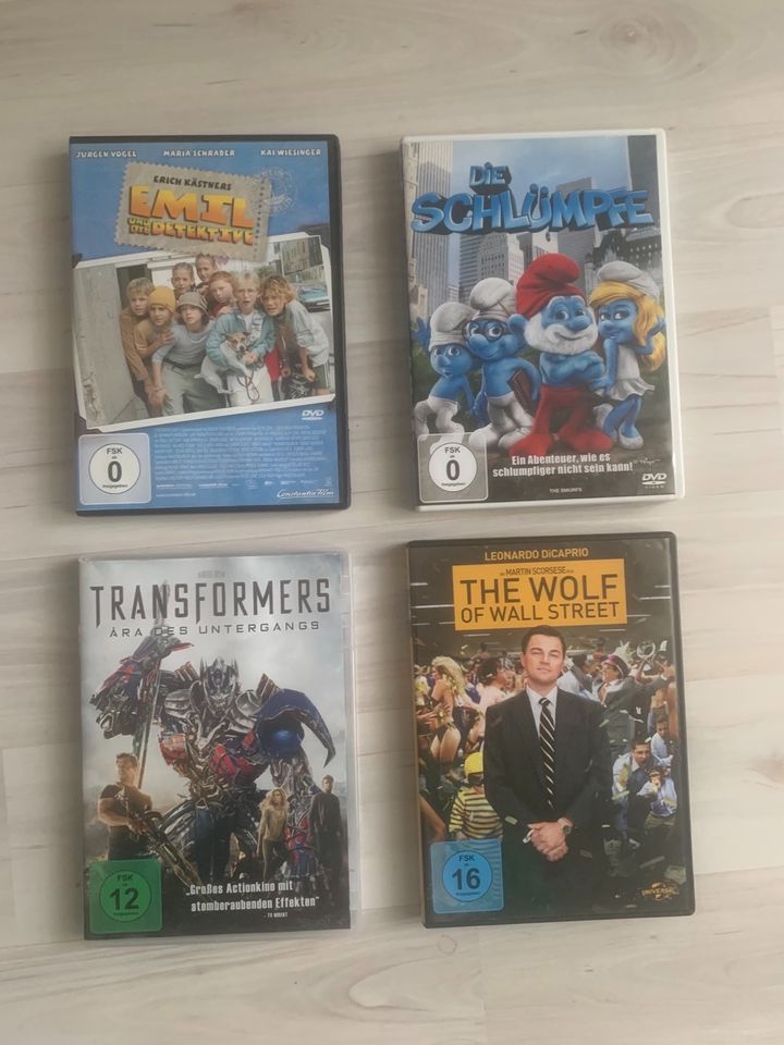 4 DVDs zusammen für 5€ in Detmold