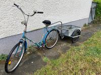 DDR MIFA Fahrrad mit Anhänger Brandenburg - Briesen (Mark) Vorschau