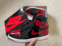 Neu!!! Jordan 1 Retro High Patent Bred Gr. 42 Hessen - Frankenberg (Eder) Vorschau